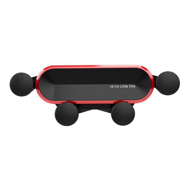Soporte para teléfono Soporte para automóvil con agarre automático Soporte para teléfono con ventilación de aire Brakcet móvil flexible universal, rojo tholdsy EL000684-01B