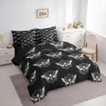 thumbnail image 2 of Feelyou Tribal Moth Bedding Comforter Set 7-Piece, Boho Skull Full Bedding Set, 2 of 7