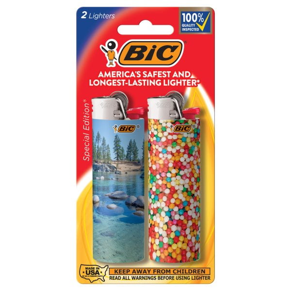 BiC Lighters, 2 count
