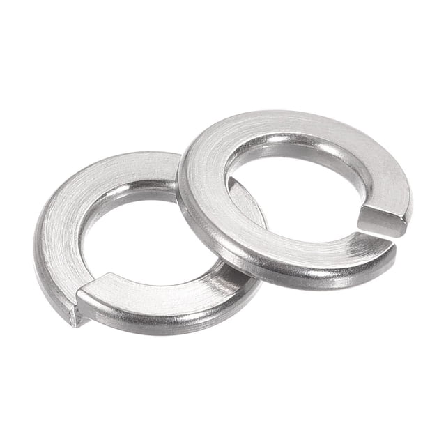 Parts Washer,Hardware Nuts,Washers,Split Lock Washer, 1/4-Inch 304 Stainless Steel Spring Lock Washer 50pcs