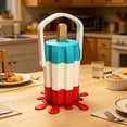 thumbnail image 2 of 4th of July Patriotic Cooler Cup Insulated Beach Water Tumbler with Handle, Keeps Drinks Ice Cold, Durable & Easy to Carry, Reusable for Sports Events, Tailgates & Parties, 2 of 7