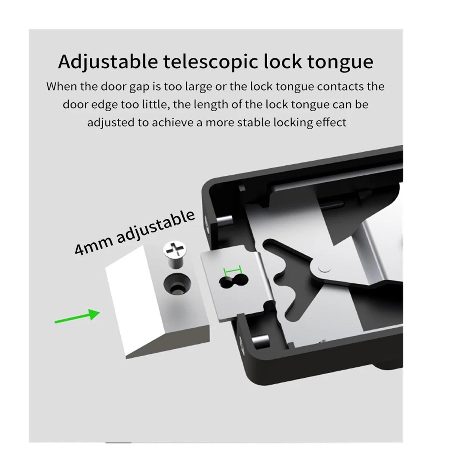 Smart Aluminum Alloy Glass Door Knobs Rotation Lock with Handle Metal Knob for Bedroom Bathroom ,Smart and Safe