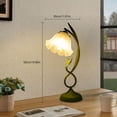 thumbnail image 4 of Miumaeov LED Table Light Green Flower-shaped Table Lamp Bedside Lamp Reading Light Fixture Indoor Decoration, 4 of 18