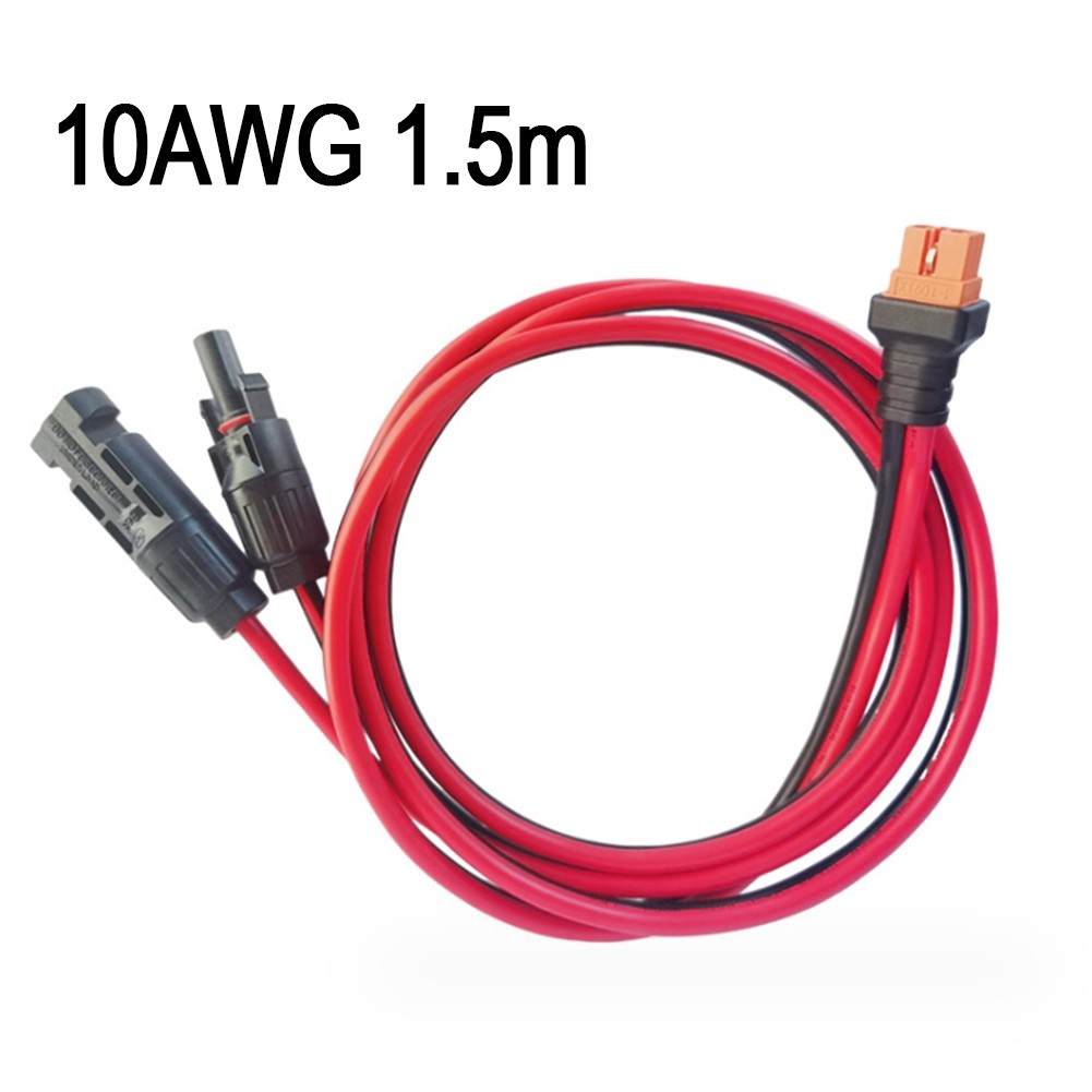1Pc 1.5M 10Awg Xt60I 2+1 Solar Panels Extension Cable for Portable Power Station