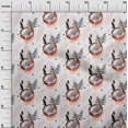 thumbnail image 3 of oneOone Georgette Viscose Brown Fabric Tropical Sewing Craft Projects Fabric Prints By Yard 42 Inch Wide-XP, 3 of 5