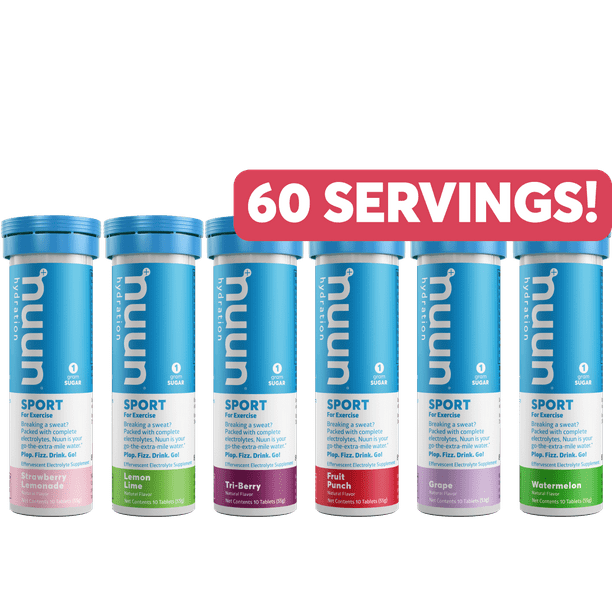 6-pack Assorted Flavor Electrolyte Drink & Hydration