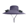 thumbnail image 5 of Solar Powered Sun Hat With Built In Fan For Outdoor Work Sports And Fishing Wide Brim Breathable Unisex Design Camping Hats Buoy Hat Old Man Hats Convertible Hats for Women Cool Hiking Clothes Women, 5 of 5