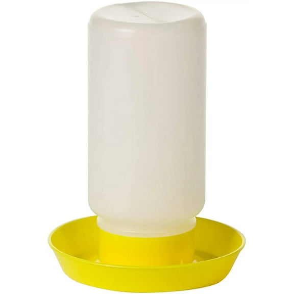 Little Giant Poultry Chicken 1 QT Plastic Feeder Set / Water Set/ Replacement