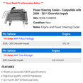 thumbnail image 2 of Power Steering Cooler - Compatible with 2006 - 2011 Chevy Impala 2007 2008 2009 2010, 2 of 2