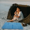 thumbnail image 1 of WRITWAA 2 Pcs Tapis d'Extérieur Bleu Pliable Imperméable Xpe Coussin de Siège de Camping, 1 of 8