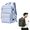 blue, variant on Bagorithm Mochila,Bagorithm Backpack With Electric Pump, 30l Compression Carry-On Bag With Laptop Compartment, Durable Nylon, High-Seal Zipper And Wide Padded Straps For Air Travel