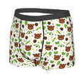 thumbnail image 5 of Goofa Cute Bear Printed Men's Boxer Briefs Underwear, Moisture-Wicking Underwear, Trunk,Soft and Breathable Cotton Underwear-Small, 5 of 9