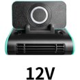 thumbnail image 2 of Ventilador de coche de 12 V, ventilador de coche creativo de viento fuerte, ventilador pequeño y fresco cuatro en uno con soporte de carga inalámbrica, viene con aromaterapia, para camiones, SUV, cami, 2 of 5