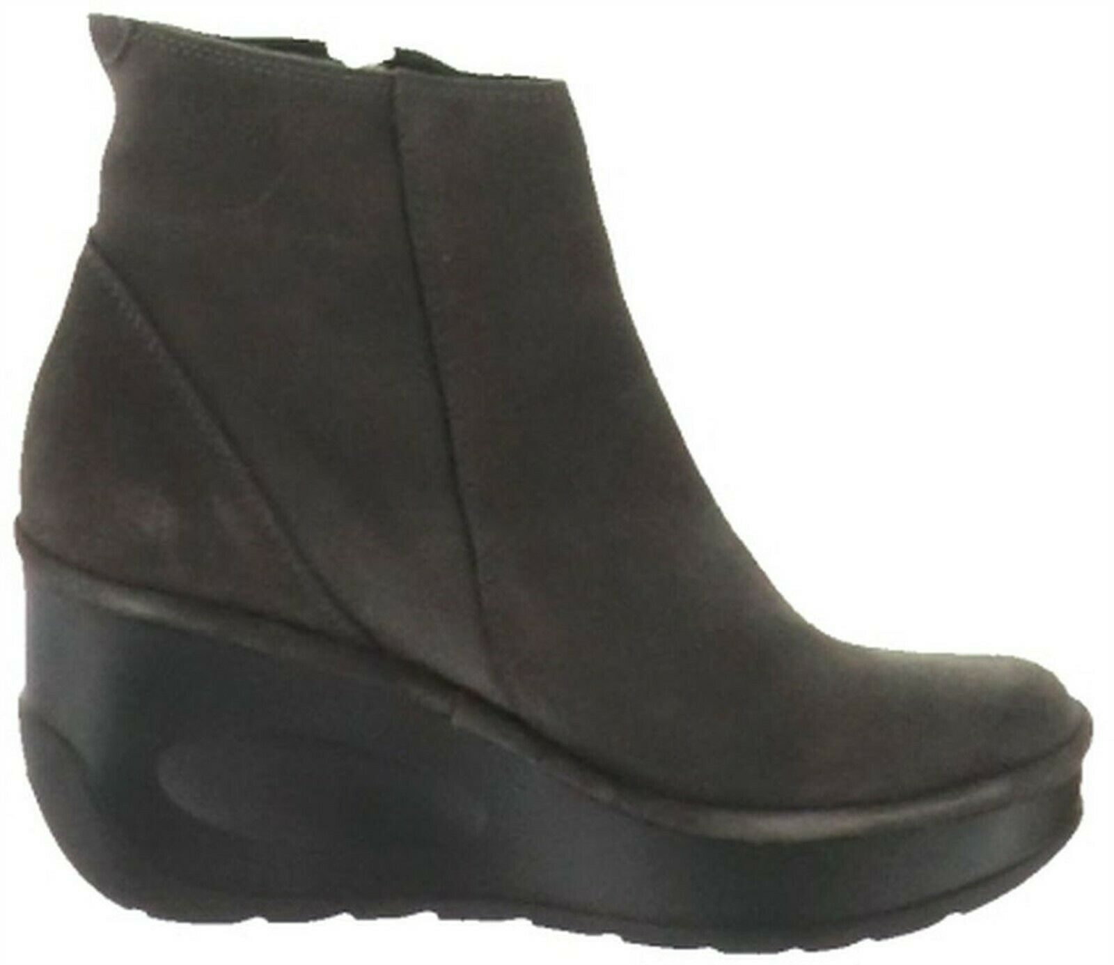 FLY London Leather Wedge Boots Jome 