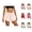 Pink, variant on Athletic Running Shorts for Women Summer Elastic Waist 2 in 1 Double Layer Quick Drying Flowy Tennis Butterfly Shorts