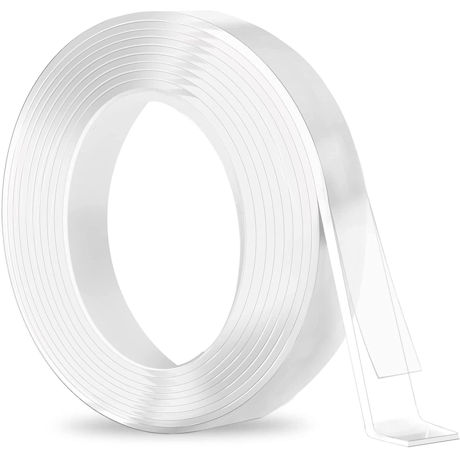 Double Sided Mounting Tape,10ft x 0.59in x 0.04in Clear Sticky Removable Tape Heavy Duty