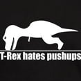 thumbnail image 3 of CafePress - Trex Hates Pushups, Funny T Shirt - Men's Classic Graphic Cotton T-Shirt, 3 of 4