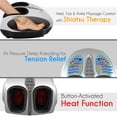 thumbnail image 4 of SereneLife SLFTMSG35 Shiatsu Deep Tissue Therapy Foot Massager w/ Remote Control, 4 of 8