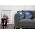 thumbnail image 3 of Ambesonne Moon Throw Pillow Cover 2 Pack, Night Skyline Full Moon, 16", Dark Blue White, 3 of 7