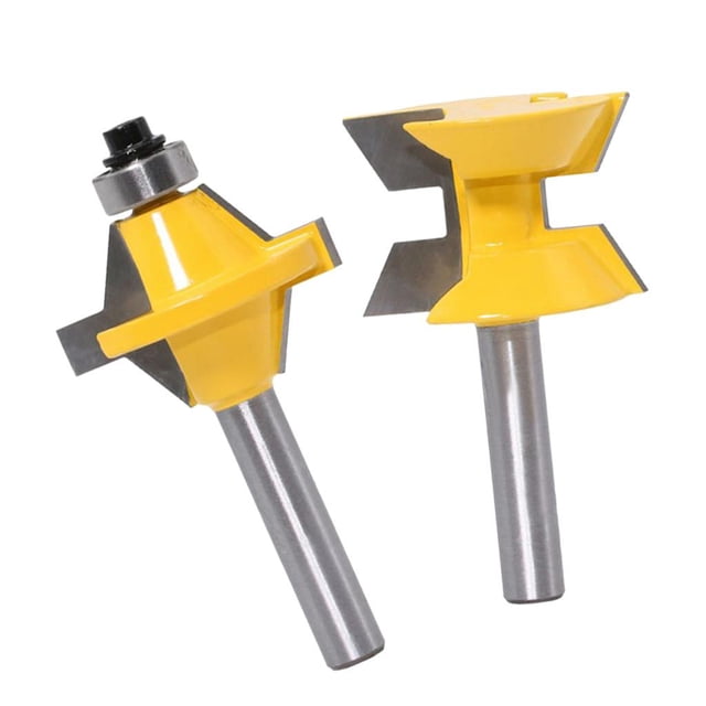 Broca de enrutador de moldeo kusrkot 120 Grados 2x8 Mm para Puerta de pequeña sala