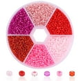 thumbnail image 4 of Small Beads Handmade DIY 7800PCS Solid Color Bracelet Making Beads Pony Beads, 4 of 10