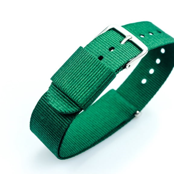 LABSERRON Green Nylon Watch Band for Smartwatch, and Comfortable Fit with Fine Craftsmanship