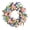 B, variant on Nnndbs 14 Inch Spring Flower Wreath, Colorful Artificial Wildflower Forsythia Wreath for Front Door Farmhouse Easter Decor