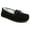 Black, variant on Women's Comfy Moccasin, Black, Size 10