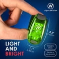 thumbnail image 4 of Luz de seguridad LED Apace Vision, paquete de 2, clip-on con luz estroboscópica, 4 of 9