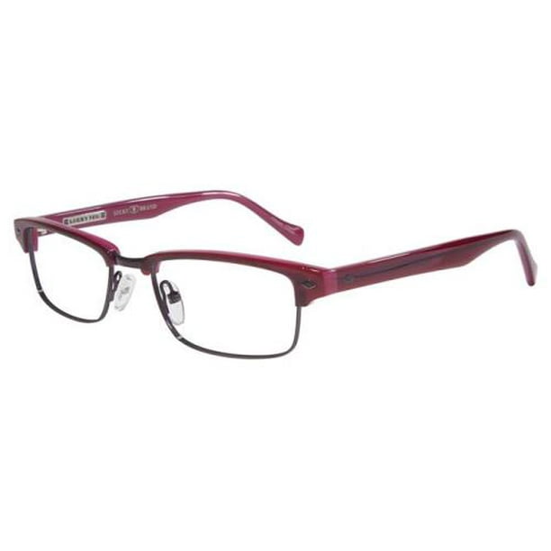 LUCKY BRAND Eyeglasses EMERY Burgundy 53MM