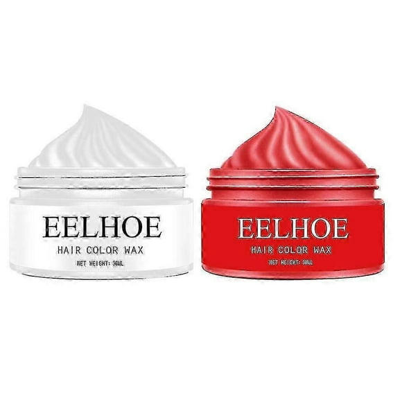 Granny Gray Colorful Hair Wax Hair Mud Long-lasting Styling Natural Fluffy Color Disposable D