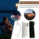 thumbnail image 5 of Soporte de fijación de luz portátil para acampada, soporte de suelo/escritorio para acampar, pescar, Picnic, barbacoa, poste de lámpara, altura ajustable, 5 of 5