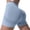 Light Blue, variant on OSOLU Women High Waist Workout Yoga Gym Seamless Cycling Shorts Sports Soft Tummy Control Workout Athletic Gym Bottoms Pink S