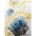 thumbnail image 2 of Orlov, Irena 25x32 Gold Ornate Wood Framed with Double Matting Museum Art Print Titled - Coastal Watercolor Abstract IV, 2 of 4