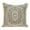 Gray, variant on Abu Transitional Beige Square Throw Pillow