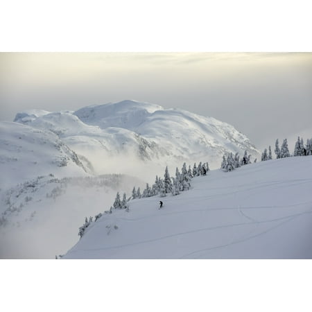 Snowboarders And Skiers Enjoy The Freshly Snow Covered East-Side Of The Eaglecrest Ski Area In Juneau Alaska Canvas Art - Chris Miller  Design Pics (34 x (Best Ski Length For Intermediate Skier)