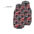 thumbnail image 6 of Zufioo Red And Blue Cars Full Set Car Seat Covers with Soft Padding 2PCS Universal Auto Front Seats Protector Fits Cars, SUVs, Sedans, and Trucks, 6 of 7