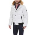 thumbnail image 3 of Chaqueta Tommy Hilfiger para hombre, tela ártica, acolchada, esnórquel, color blanco, 3 of 5