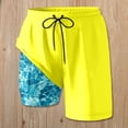 thumbnail image 3 of Womens Swim Shorts with Compresssion Liner 2026 Summer Casual Elastic Waist Leopard Print Board Shorts with Pockets Beachwear, 3 of 4