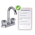 thumbnail image 3 of Mezcladora de 4” para Lavabo con Manerales de Acrílico, Primo Esencial, IUSA, 3 of 3