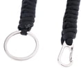 thumbnail image 3 of Utility Correa Lvero Cordón Correa uñeca Cuerda de paracaídas Insignia Impermeable negro shamjiam Lanyard Keychain Hook, 3 of 9