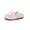 Beige, variant on Gyujnb Toddler Girls Lace Mesh Ballet Flats Bowknot Elastic Strap Breathable Soft Sole for Fairy Style Casual Wear,6-6.5 Years