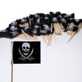 thumbnail image 4 of 100 PCS Pirate Flag Cocktail Pick Cheese Snack Party Toothpicks Halloween, 4 of 4