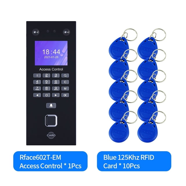 Biometric Fingerprint Recognition Device Face Time Attendance System Kits RJ45 LAN Network Electronic Machine For Office ,Accurate Calculations