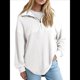 thumbnail image 1 of Sudadera Informal de Mujer con Cuello de Tortuga y Media Cremallera, Jersey Holgado de Larga, Ropa de Otoño XL, 1 of 7
