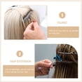 thumbnail image 4 of 10 Sheets Hair Extension Tape Double Sided Extension Stickers Wigs Supplies, 4 of 7