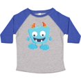 thumbnail image 3 of Inktastic Cute Monster, Blue Monster, Funny Monster, Horns Boys or Girls Toddler T-Shirt, 3 of 5