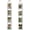 White, variant on 4x6 Hanging Picture Frames Collage Set of 2, 4 Openings 4 x 6 Photo Frames for Vertical 4 by 6 inch Pictures for Wall Decor, Rustic