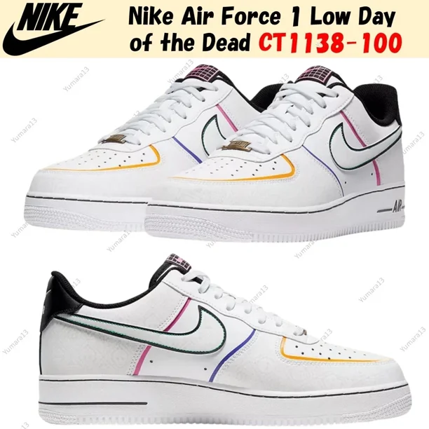 Ni&ke Air Force 1 Low Day of the Dead CT1138-100 Men's Size