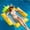 Pineapple, variant on Pool Floats Chairs Adult, 1 Pack Heavy Duty Inflatable Swimming Pool Lounges, Floating Hammock Seat, Blow Pool Noodle, Lake Raft Floaties, Fun Summer Beach Water Party Game—Fruits